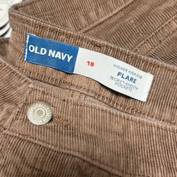 Old Navy Corduroy Brown Fit & Flare Pants - Picture 8 of 11